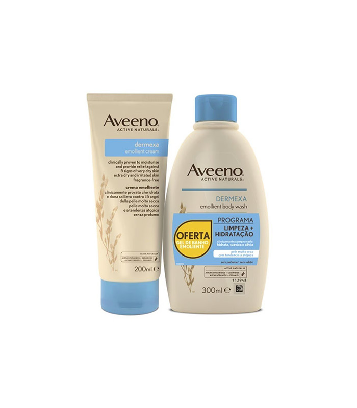 c-bd-bdwsh-product-4.jpg Dermexa Emollient Cream 200ml + Emollient Body Wash 300ml - Image 1